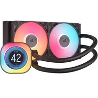 Corsair iCUE LINK Titan 240 RX LCD Complete Water Cooling, RGB - 240mm, black
