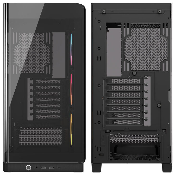 Corsair FRAME 4500X LX-R RGB PC Case, Mid-Tower, E-ATX, Tempered Glass - Black image number 9