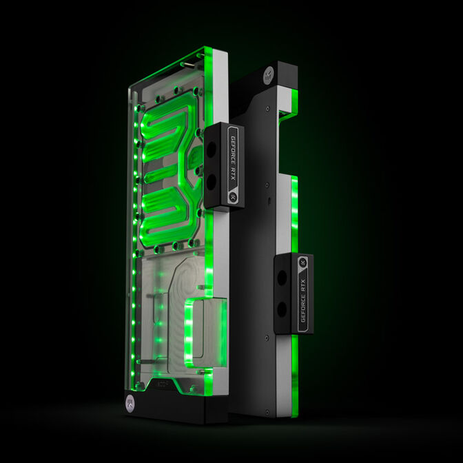 EK Water Blocks EK-Quantum Vector&sup2; FTW3 RTX 3080/90 Backplate - silber image number 2