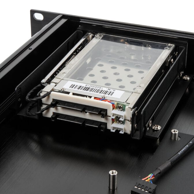 Akasa Galileo TU1 Thin-Mini-ITX 1U case, OEM - black image number 8
