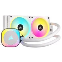 Corsair iCUE LINK H100i RGB AiO Wasserkühlung - 240 mm, weiß