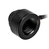 Alphacool Eiszapfen Temperature Sensor G1/4 IG/IG with AG Adapter - black