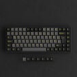 AKKO Black & Gold 3084B Plus Gaming Tastatur, RGB &ndash; Akko V3 Cream Yellow Pro Switches, ISO DE, schwarz & gold image number null