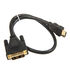 InLine HDMI zu DVI Adapter Kabel High Speed, schwarz - 0,5m image number null