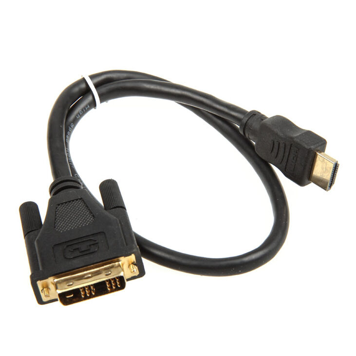 InLine HDMI zu DVI Adapter Kabel High Speed, schwarz - 0,5m image number 1