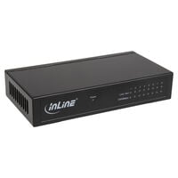 InLine Gigabit Netzwerk Switch 8-Port, 1GBit/s, Desktop, l&uuml;fterlos