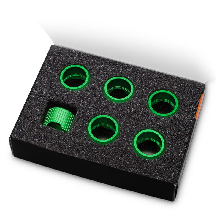 EK Water Blocks EK-Quantum Torque Compression Ring, 6-pack, STC 16 - green image number 2