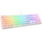 Ducky One 3 Aura White Gaming Keyboard, RGB LED - MX-Silent-Red
