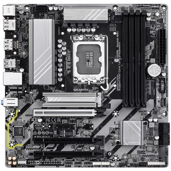 GIGABYTE B860M DS3H Motherboard, Socket 1851, Intel B860, mATX, DDR5 image number 2