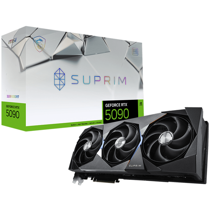 MSI GeForce RTX 5090 32G Suprim SOC, 32768 MB GDDR7 image number 0