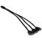 Alphacool Y-Splitter aRGB 3-pin to 3x 3-pin 15cm - black