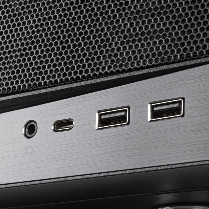 SilverStone SST-GD11B - Grandia Airflow Desktop - schwarz image number 4