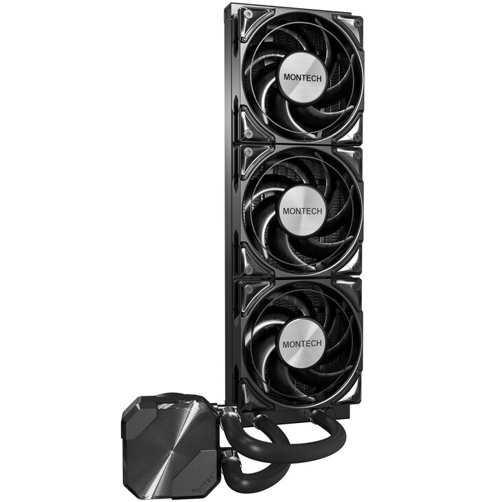Montech HyperFlow Silent AiO Water Cooling - 360mm, black image number 1