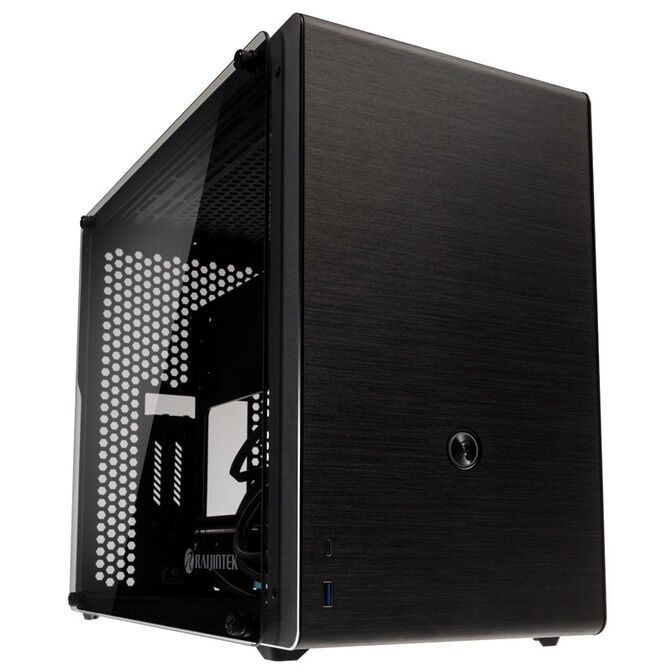 Raijintek Ophion M Evo TGS Micro-ATX Geh&auml;use, Tempered Glass - schwarz image number 0