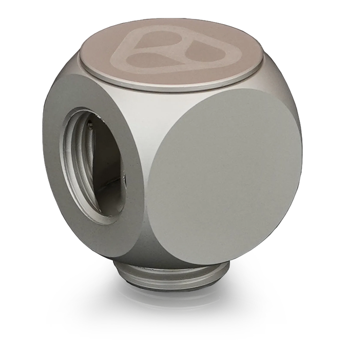Thermal Grizzly DeltaMate Rotary Fitting - T, Matt Nickel image number 0