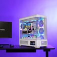 Thermaltake View 600 TG PC-Geh&auml;use, Big-Tower, E-ATX, ARGB, Tempered Glass - wei&szlig; image number null
