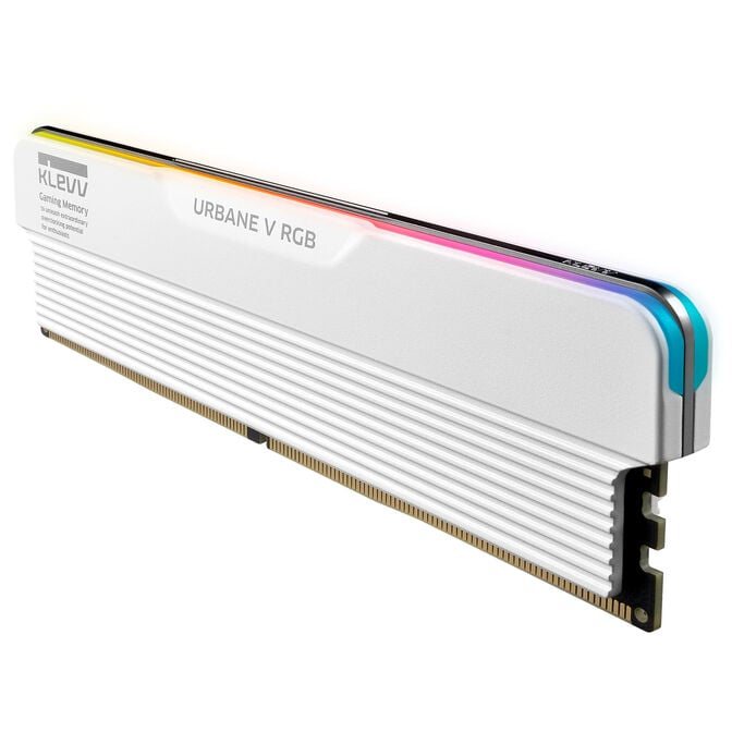 KLEVV URBANE V RGB DDR5-6000 RAM, CL30, XMP 3.0 & EXPO - 32 GB Dual-Kit, wei&szlig; image number 3