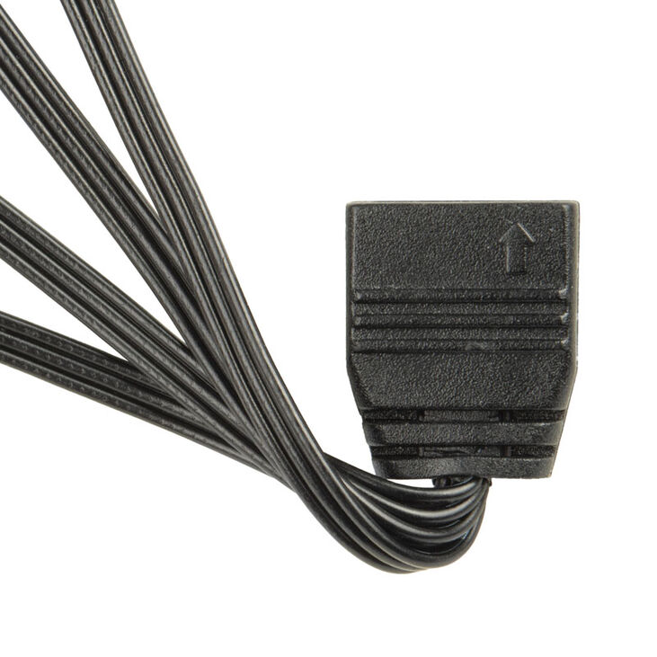 SilverStone ARGB 4-way splitter cable - 30cm image number 4