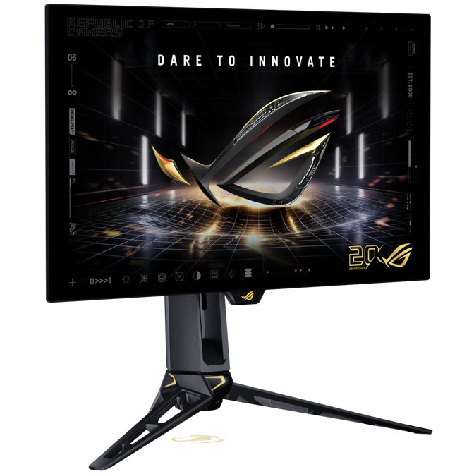 ASUS ROG Swift OLED PG27AQWP-G Edition 20, 27-inch WQHD Gaming Monitor, 720Hz, WOLED, G-SYNC Compatible image number 1