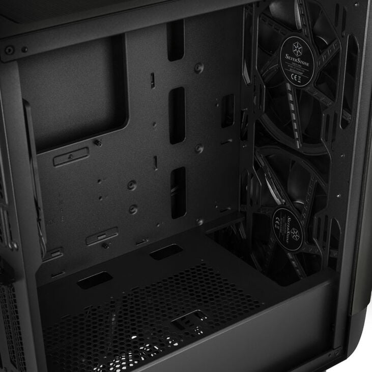 SilverStone Seta A1 Midi-Tower, Tempered Glass - schwarz image number 8