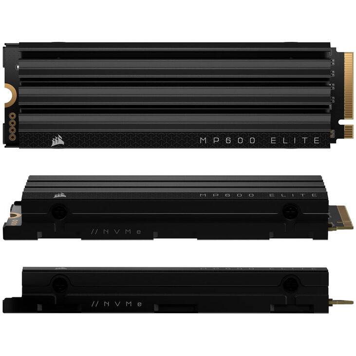 Corsair MP600 Elite NVMe SSD, PCIe 4.0 M.2 Type 2280 - 1 TB with heatsink image number 3