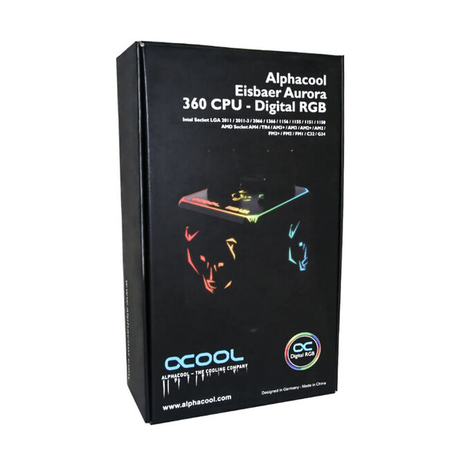 Alphacool Eisbaer Aurora 360 AiO Wasserk&uuml;hlung - Digital RGB, 360mm image number 8