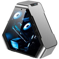 Jonsbo TR03-A Showcase, Tempered Glass - silber