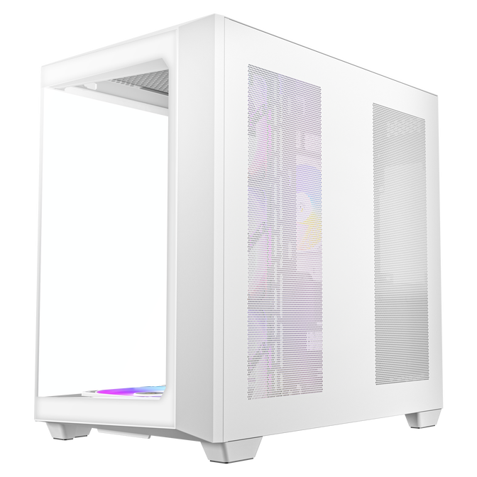 Antec C5 PC case, mid tower, ATX, RGB, tempered glass - white image number 13