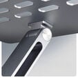 AXAGON HMC-STND Stand for Laptops and Tablets, USB-C Hub - silver image number null