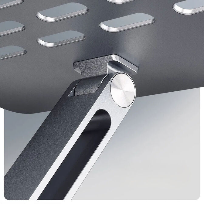AXAGON HMC-STND Stand for Laptops and Tablets, USB-C Hub - silver image number 4