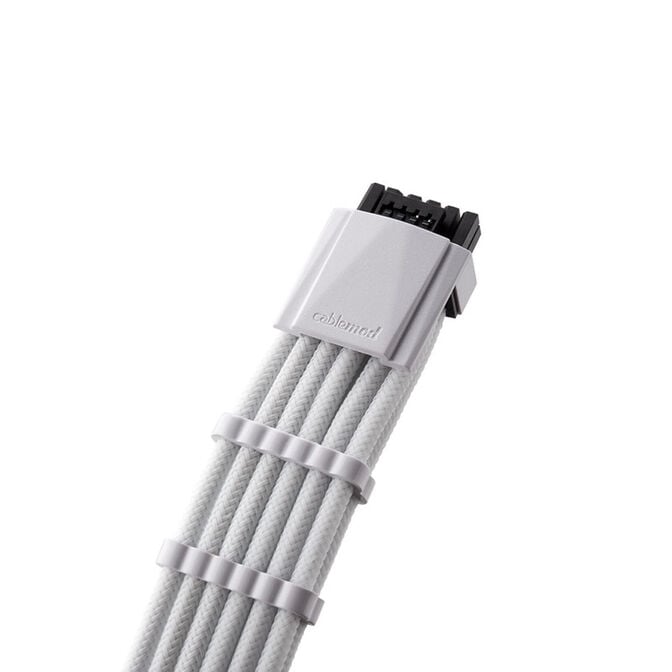 CableMod C-Series PRO ModMesh 12VHPWR Cable Kit f&uuml;r Corsair RM, RMi, RMx (Black Label) - wei&szlig; image number 2