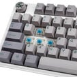 Ducky One 3 Mist Grey Gaming Tastatur, RGB LED - MX-Blue (US) image number null