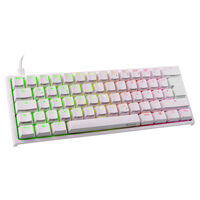 Ducky One 2 Mini Gaming Keyboard, MX Silent Red, RGB LED, white
