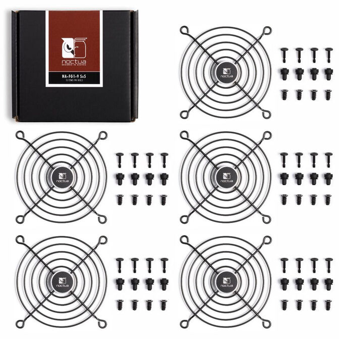 Noctua NA-FG1-9 Sx5 L&uuml;ftergitter 92 mm - schwarz image number 0