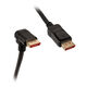 InLine 8K (UHD-2) DisplayPort Cable, downward angled, black - 2m