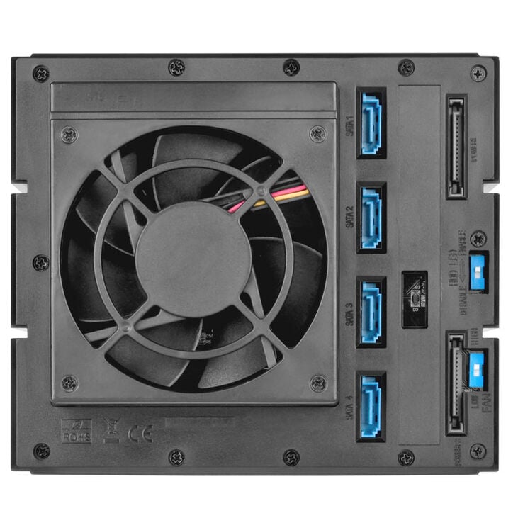 SilverStone SST-FS304-12G External 3.5-Inch Enclosure, 4-Bay - Black image number 3