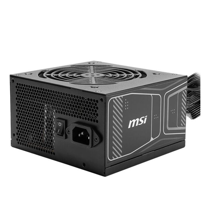 MSI MAG A750GN 80 PLUS Gold Power Supply, PCIe 5.1, ATX 3.1 - 750 watts, black image number 3