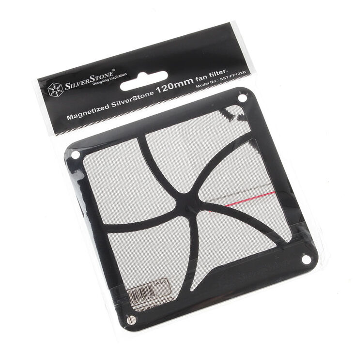 SilverStone 120mm Fan Grill mit Magnet Montage image number 1