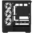 Aerocool P500B PC Case, Midi Tower, ATX, Tempered Glass, RGB - Black image number null