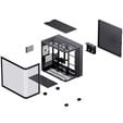 Jonsbo TK-3 PC Case, Mid Tower, ATX, Tempered Glass - Black image number null