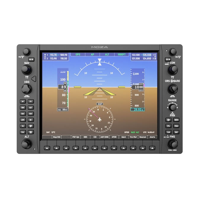 MOZA MGX1000 Flight Instrument Panel image number 1