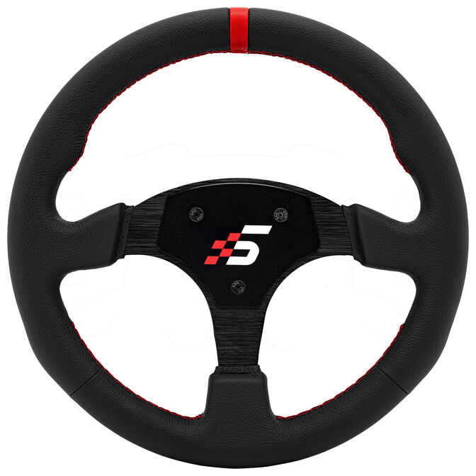 Simagic P-330R steering wheel rim - leather, 330mm image number 0