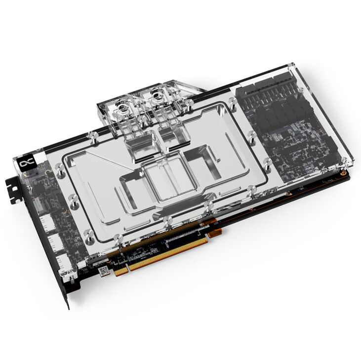 Alphacool Eisblock Aurora Acryl RX 7900XTX/XT Taichi/Phantom mit Backplate - Acryl + Nickel image number 3