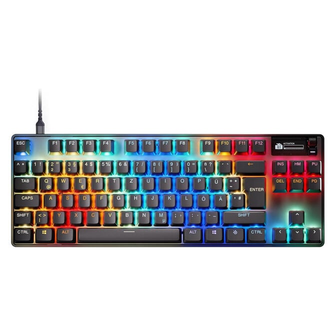 SteelSeries Apex Pro TKL Gen 3 Gaming Keyboard, TKL Keyboard (80%), OLED Display, OmniPoint 3.0 Switches, RGB &ndash; ISO (DE) image number 2
