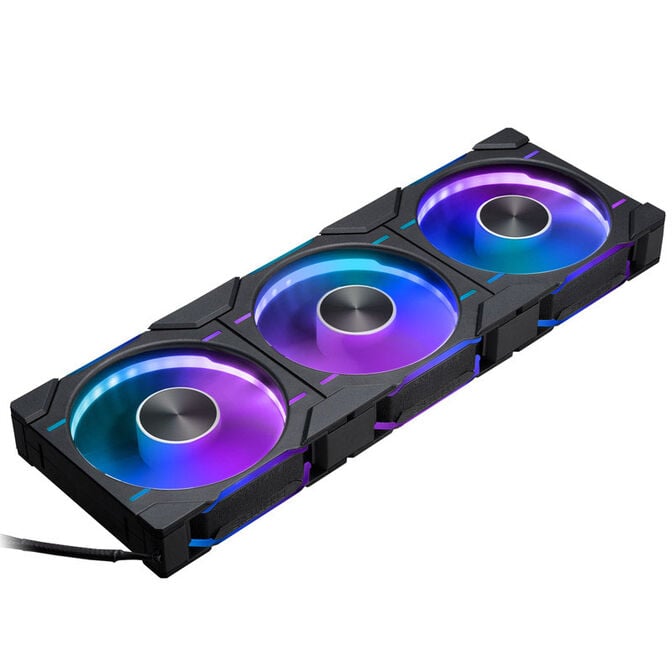 PHANTEKS NV7 - schwarz + D30 PWM Reverse Airflow D-RGB L&uuml;fter, 3er Pack - 120mm image number 5