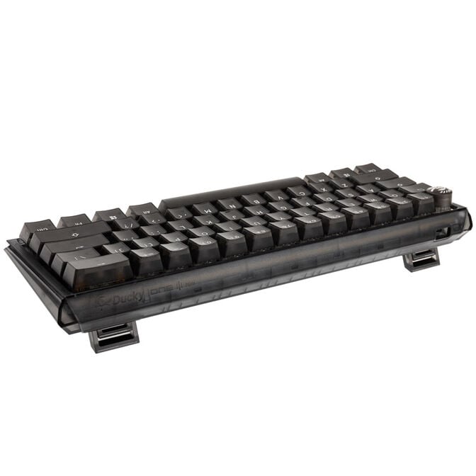 Ducky One 3 Aura Black Mini Gaming Keyboard, RGB LED - MX-Speed-Silver (US) image number 2