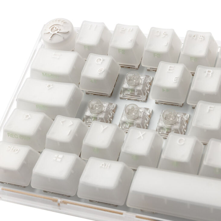 Ducky One 3 Aura White SF Gaming Keyboard, RGB LED - Kailh Jellyfish Y image number 4