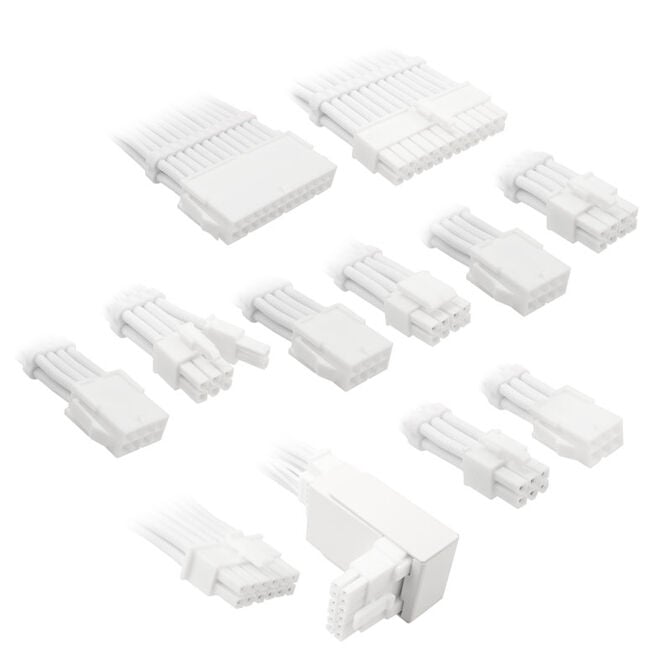 Kolink Core Pro Braided Cable Extension Kit 12V-2x6 Typ 2 - Brilliant White image number 0