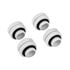 Corsair Hydro X Series XF Hardline Anschluss gerade G1/4 Zoll auf 12mm AD Hardtube - 4er Pack, weiß image number null