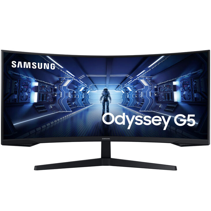 Samsung Odyssey G5 C34G5, 34 inch Gaming Monitor, 165 Hz, VA, FreeSync image number 2